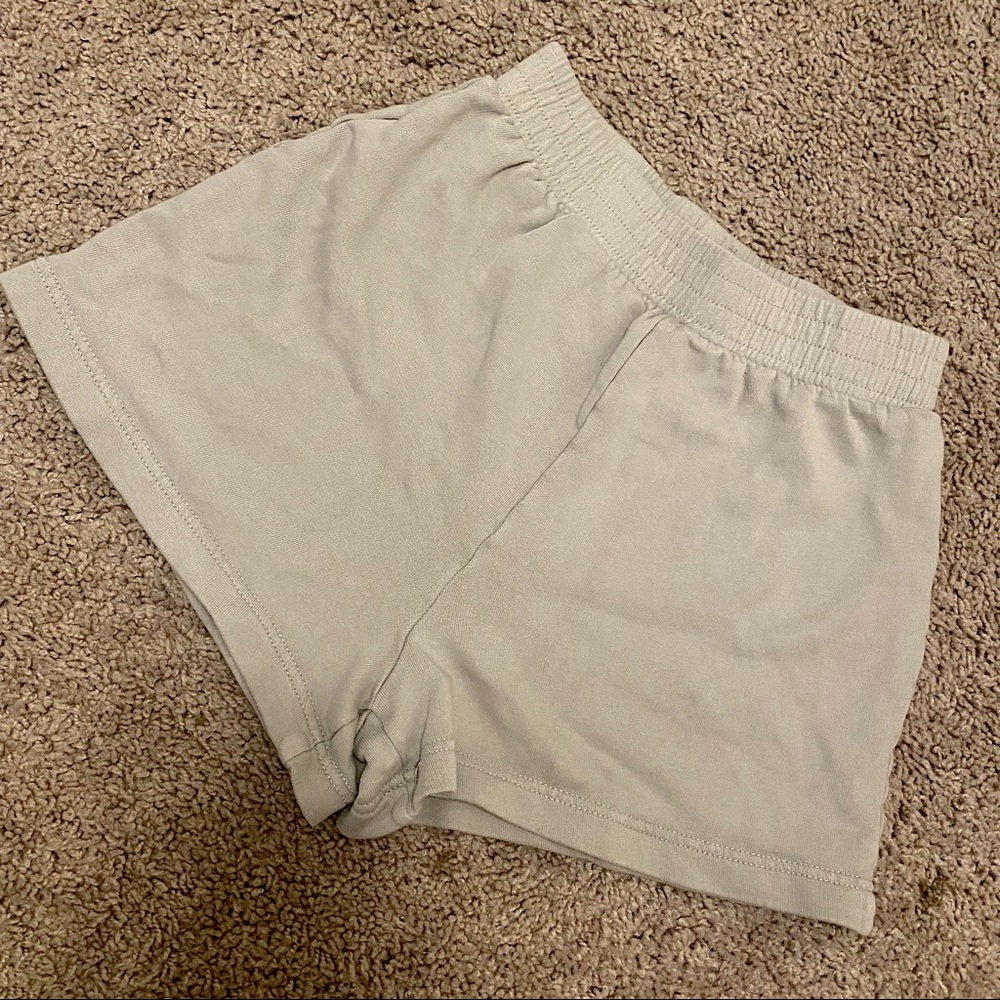 Zara Comfy Lounge Shorts in Grey Size S
